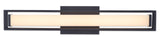 Canvas Slade 1-Light Integrated LED Vanity Light, Black, 24-in