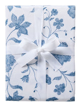 CANVAS Spill Resistant Floral Print Table Cloth, Blue/White, 60-in x 104-in