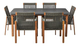 CANVAS Vernon All-Weather Wicker Casual Outdoor/Patio Dining Set, 7-pc