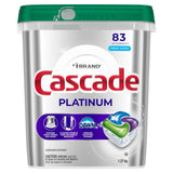Cascade Platinum ActionPacs Fresh Dishwasher Pods, 83-ct