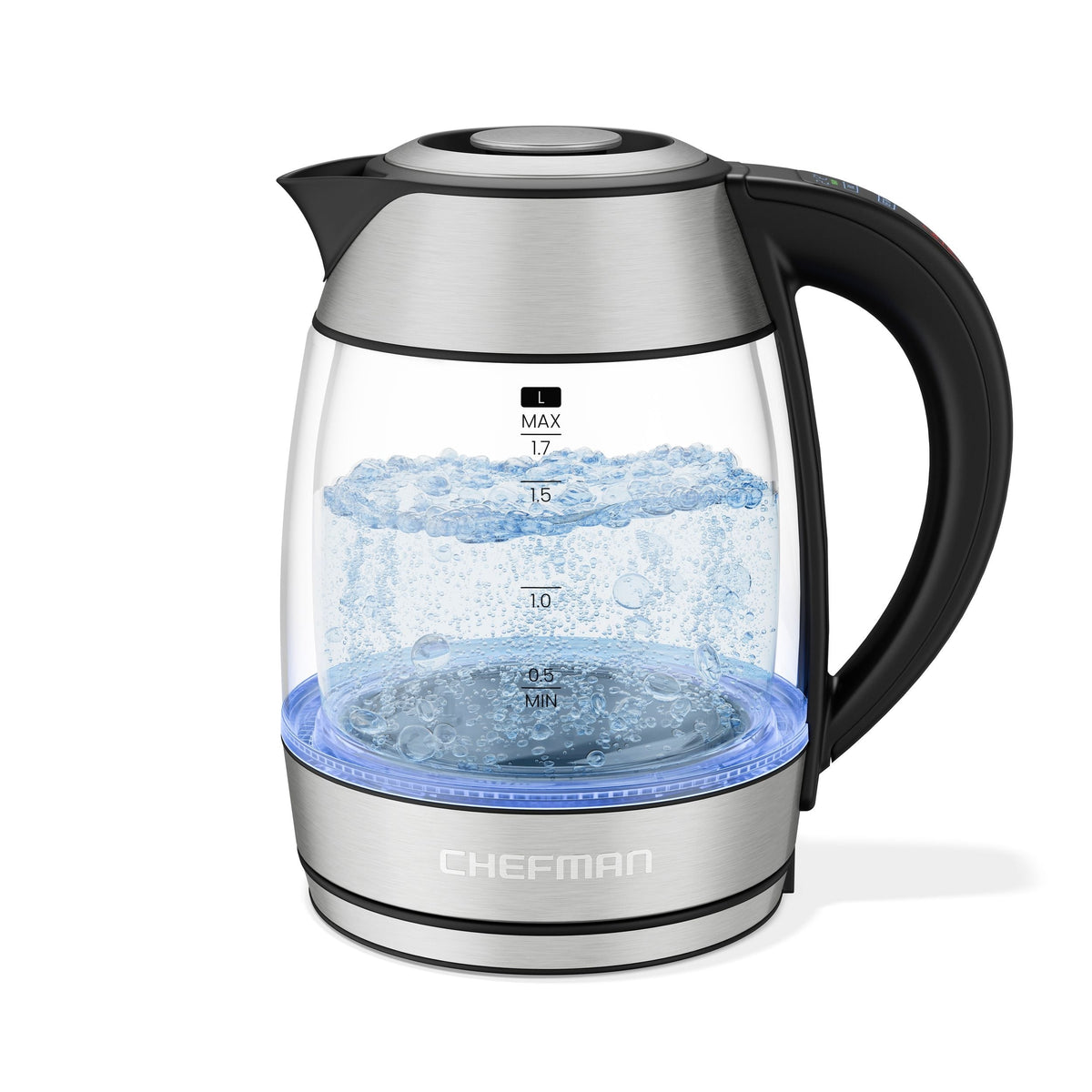 Custom-Temp 1.5L Digital Double Glass Kettle