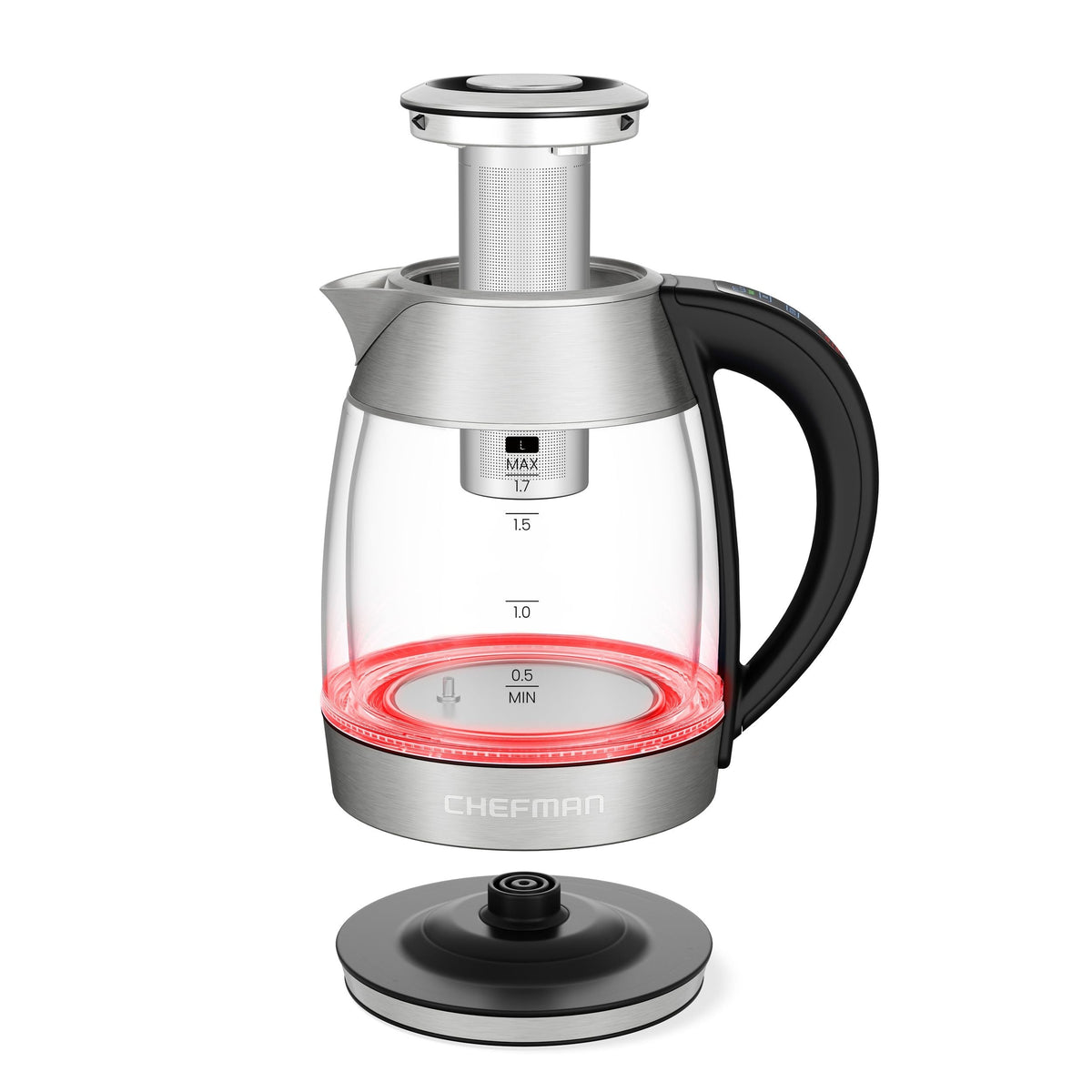Custom-Temp 1.5L Digital Double Glass Kettle
