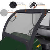 UTV Front Windshield, Fits Mule 600 610, Black