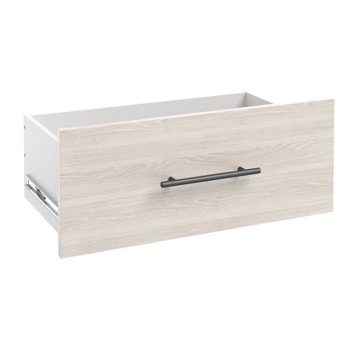 Suite Symphony Laminate Wood Drawer, White Timber, 25 x 10-in