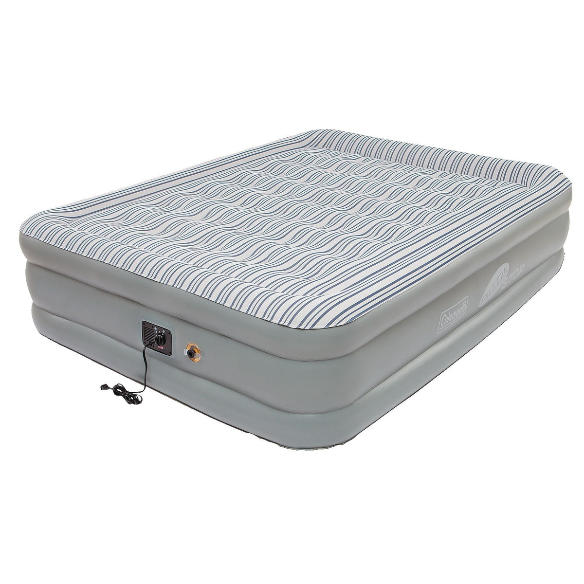 Queen SupportRest Elite Double-High Inflatable Air Mattress/Airbed with Built-In 120V Pump, Woods Outdoor Collapsible Folding Utility...