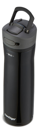 Ashland Chill 2.0 Insulated Stainless Steel Straw Water Bottle with Lid and Handle, 710-mL