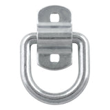 83742 3-in x 3-in Surface-Mounted Tie-Down D-Ring (3600-lb, Clear Zinc)