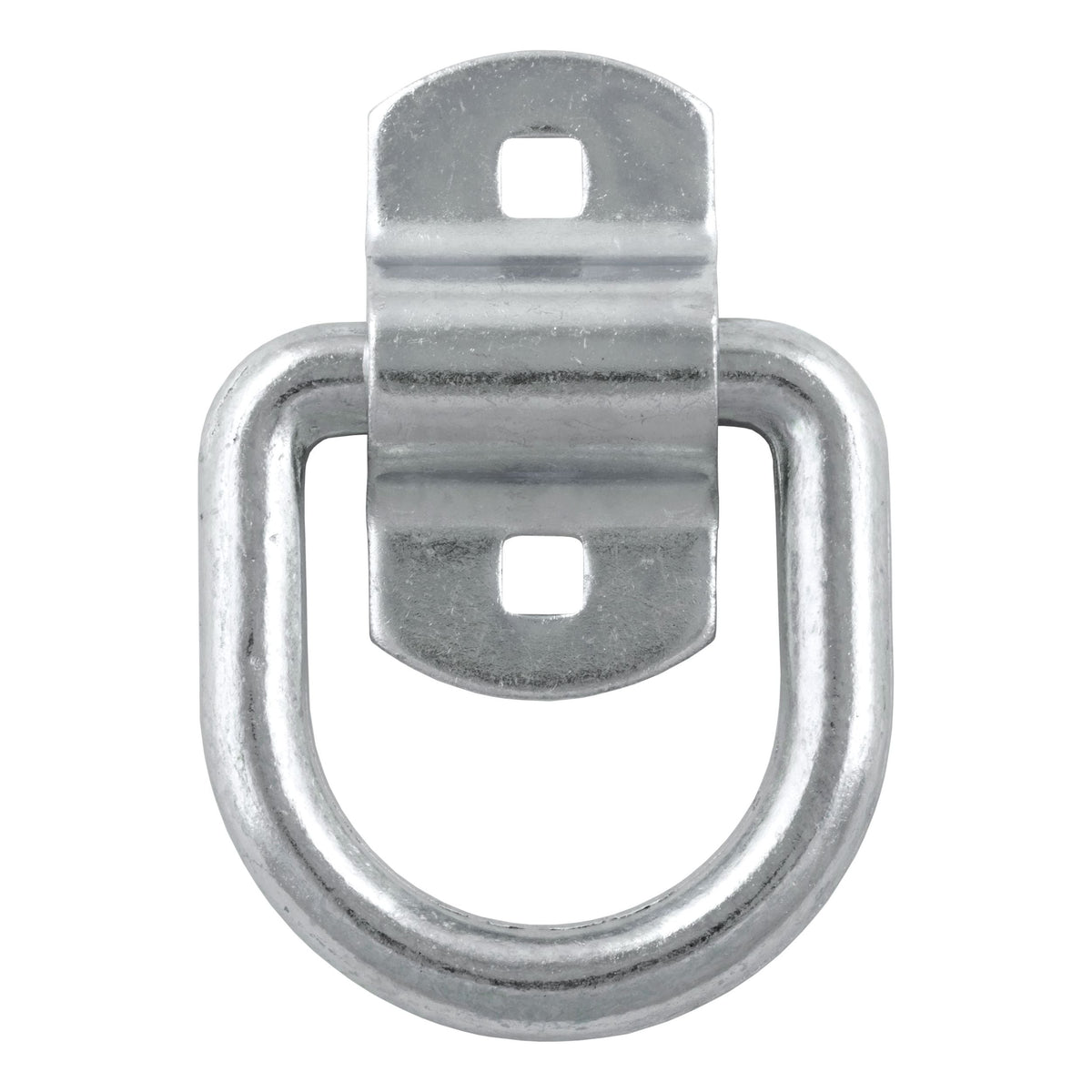 83742 3-in x 3-in Surface-Mounted Tie-Down D-Ring (3600-lb, Clear Zinc)
