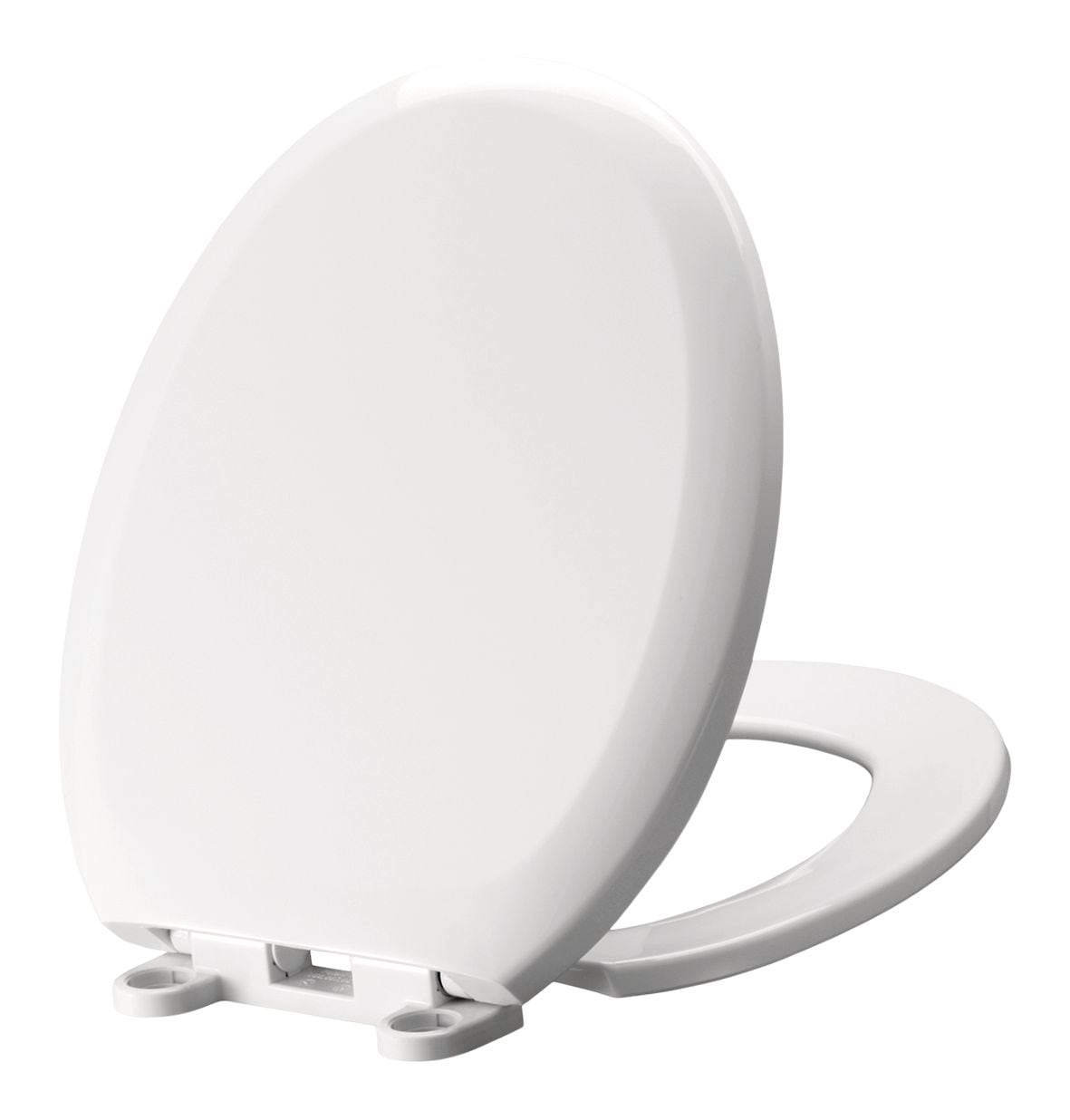 Plastic Slow Close Round Toilet Seat, Antibacterial