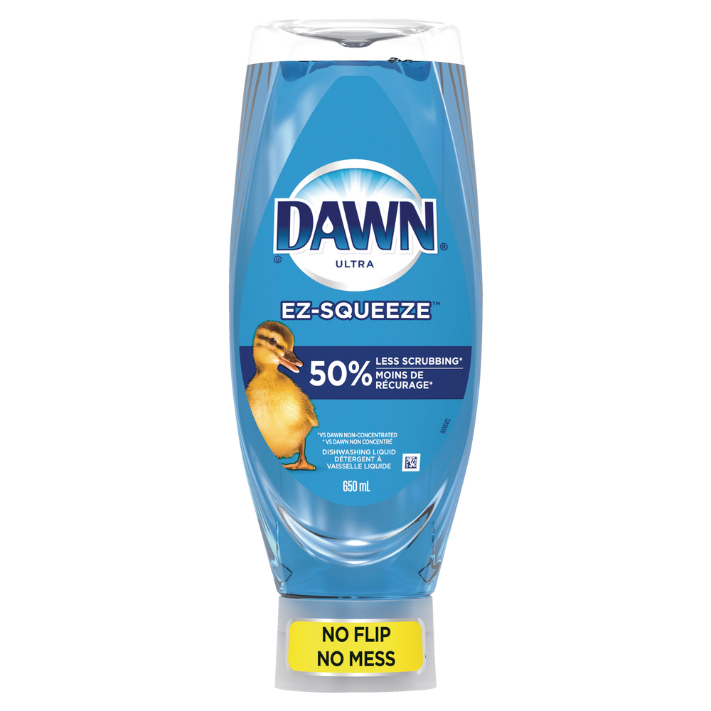 Dawn EZ-Squeeze Ultra Dish Soap Dishwashing Liquid, Original, 650 ml