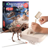 Discovery Dinosaur Skeleton T-Rex 3D Puzzle Excavation Kit/Educational Toy for Ages 6+