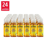 DOSE Organic Ginger Daily Booster shots, ENERGY pack, 24 x 60 mL (2 fl oz)