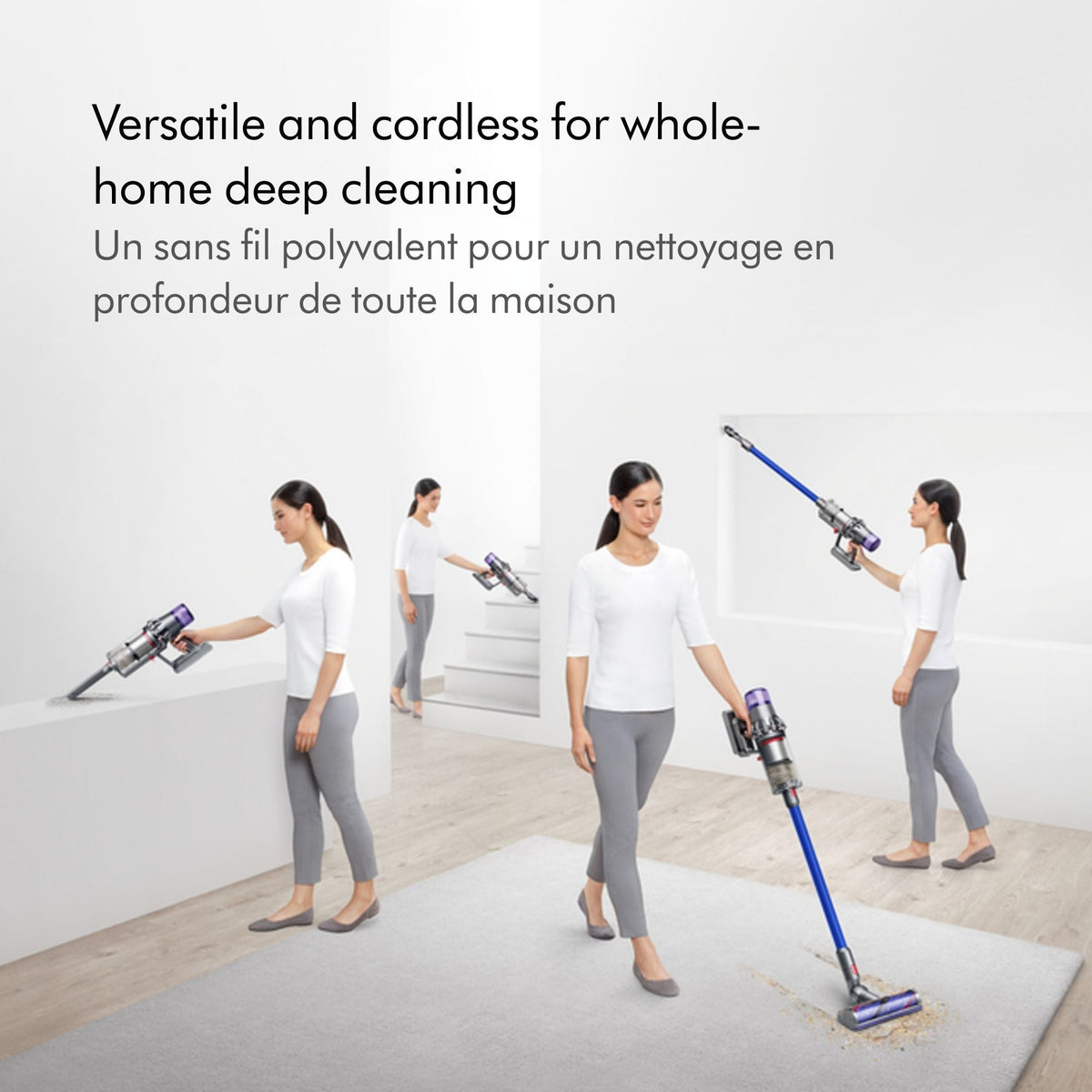 V11 Cordless Stick Vacuum Cleaner, Blue