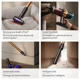 V16 Piston Submarine Cordless Stick Vacuum