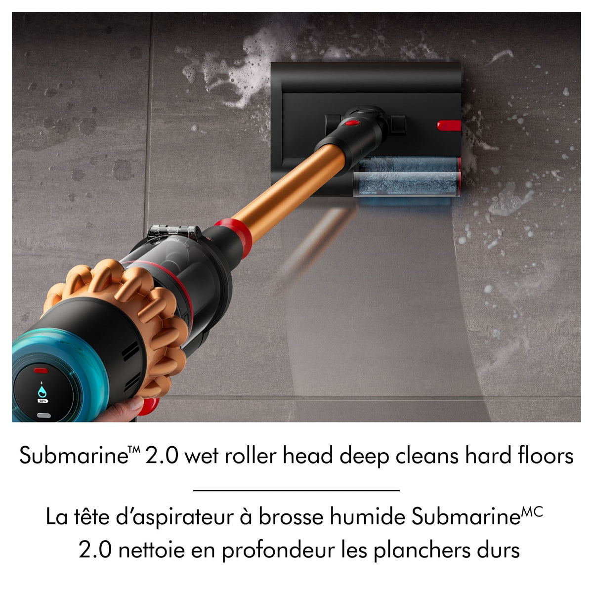 V16 Piston Submarine Cordless Stick Vacuum