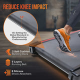 Cardio Flex Folding Treadmill Running Machine Dual Display Screen, 220 lbs. Capacity