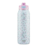 Pop & Fill Reusable Stainless Steel Insulated Water Bottle with Quick Fill Lid, 32-oz, Assorted Colours
