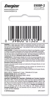 2-pk E90 1.5V / 1.5 Volt N Size Alkaline Batteries, Long Lasting