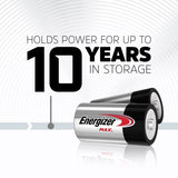 Max 2-pk C Alkaline Batteries, Long Lasting, All Purpose