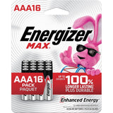 MAX AAA Alkaline Batteries, Long Lasting, All Purpose, 16-pk