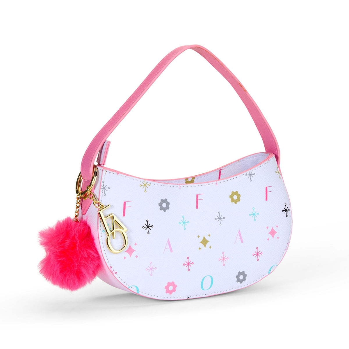 Girls Glamour Purse - Belted Tote Bag, Assorted