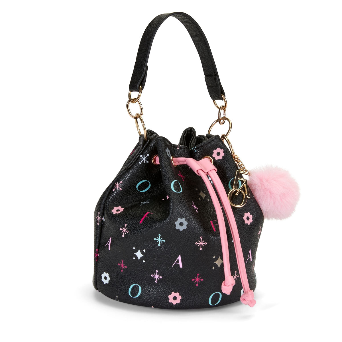 Girls Glamour Purse - Belted Tote Bag, Assorted