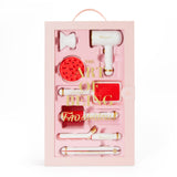 Toy Pretend Hair Stylist Playset, Pastel Pink