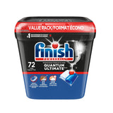 Finish Quantum Ultimate Dishwasher Detergent Tabs, Fresh Scent, 72-pk