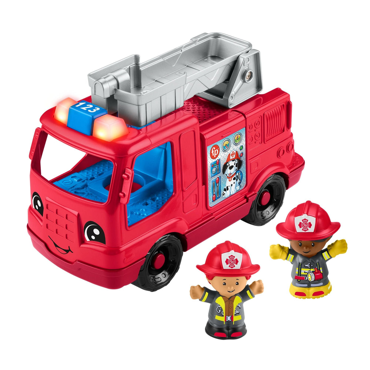 Little People Fire Truck Musical Toddler Toy with Lights, Sounds & 2 Figures