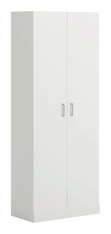 2-Door Storage/Pantry Cabinet With Adjustable Shelves, White