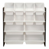Stain & Rust Resistant Sturdy 12-Bin Organizer, Grey