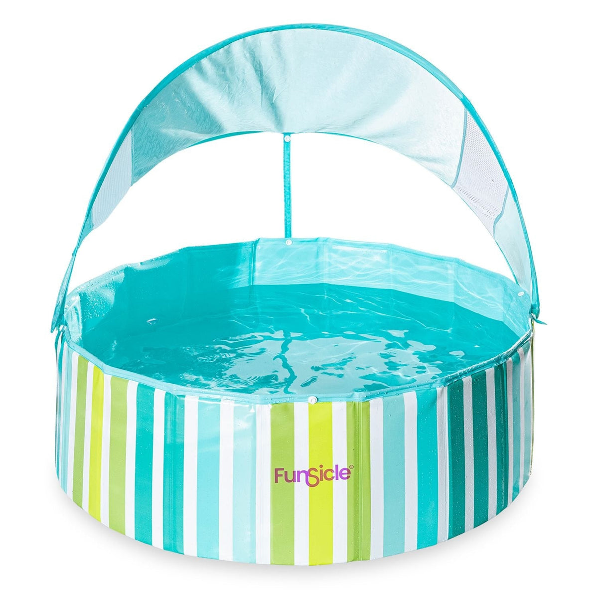 Shaded Striped Fun Fold Pool, Ages 2+