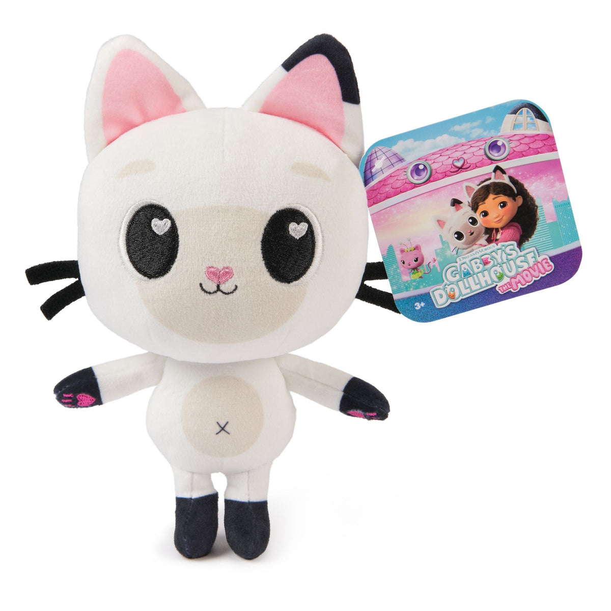 The Movie Official Plush Toy, Cat Stuffed Animal, 8-in Plush, Ages 3+