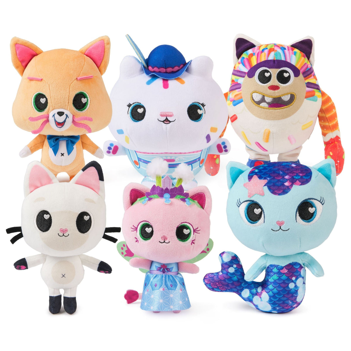 The Movie Official Plush Toy, Cat Stuffed Animal, 8-in Plush, Ages 3+