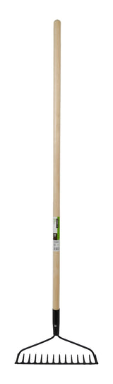 Metal 14-Tine Bow Rake, 51-in Hardwood Shaft
