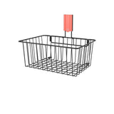 Small Black Basket, 12-in, Black