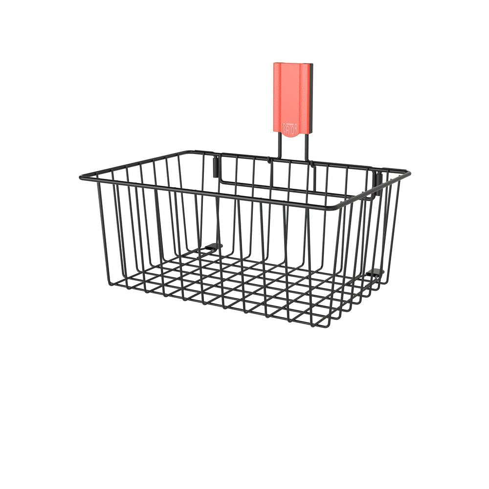 Small Black Basket, 12-in, Black