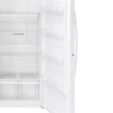 GE 21.3 cu. ft. White Upright Freezer with Exterior Adjustable Temperature Control