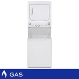 GE 27 in. Electric White 4.4 cu. ft. (I.E.C) Washer and 5.9 cu. ft. Dryer Laundry Centre