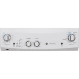 GE 27 in. Electric White 4.4 cu. ft. (I.E.C) Washer and 5.9 cu. ft. Dryer Laundry Centre