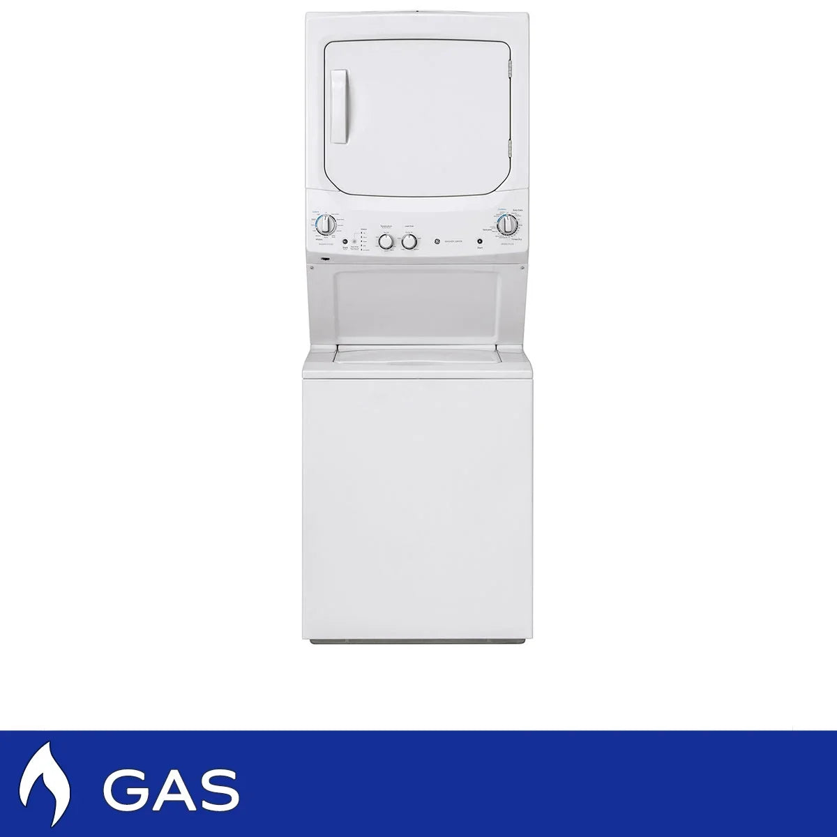 GE White 27 in. 4.4 cu. ft. Washer and 5.9 cu. ft. Dryer Laundry Centre