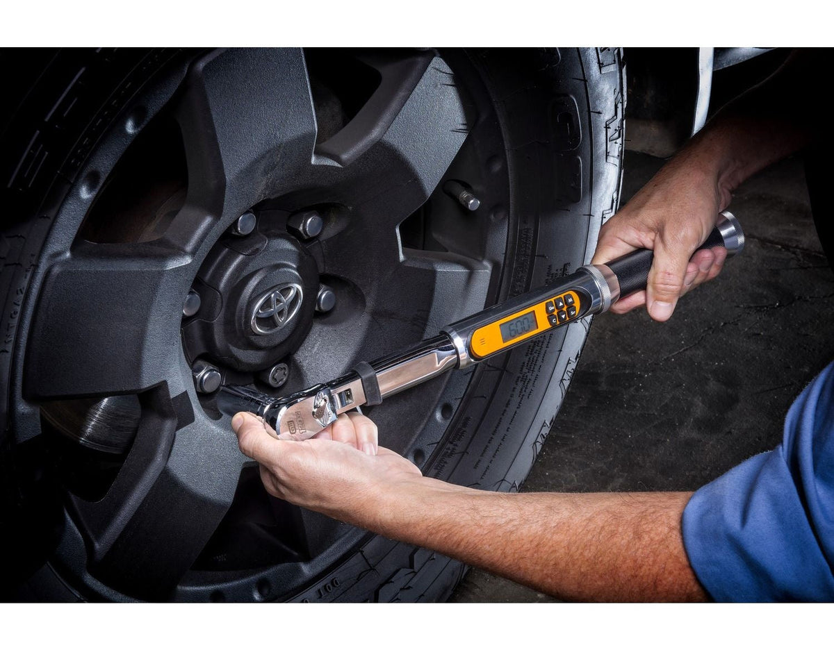 120XP Flex Angle Digital Torque Wrench, 1/4-in