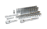 3/8-in Drive Tool Socket Set 57-pc, Chrome Plating