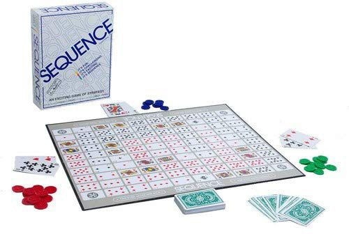 Sequence Family Strategy Board Game, Ages 7+