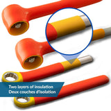 42T Reversible Ratchet, 1000V Insulated, 3/8-in