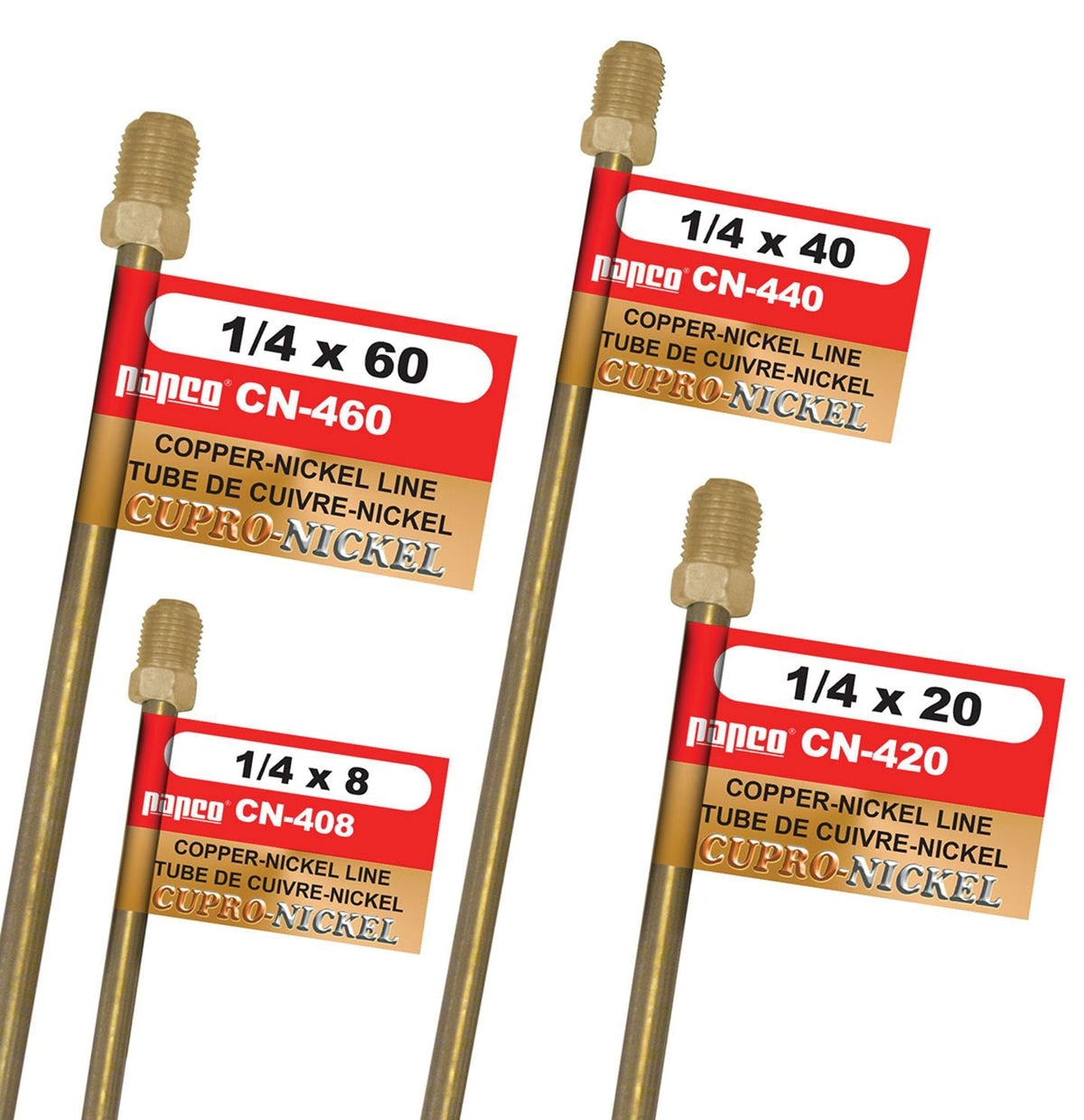 CN408 Copper Nickel Brake Line, Standard, 8 x 1/4-in Please make sure this part fits your need