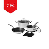 Heritage The Rock Hybrid Clad Ceramic Cookset, 7-pc