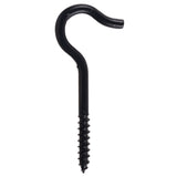 Screw Hook, 3-7/8-in, Black