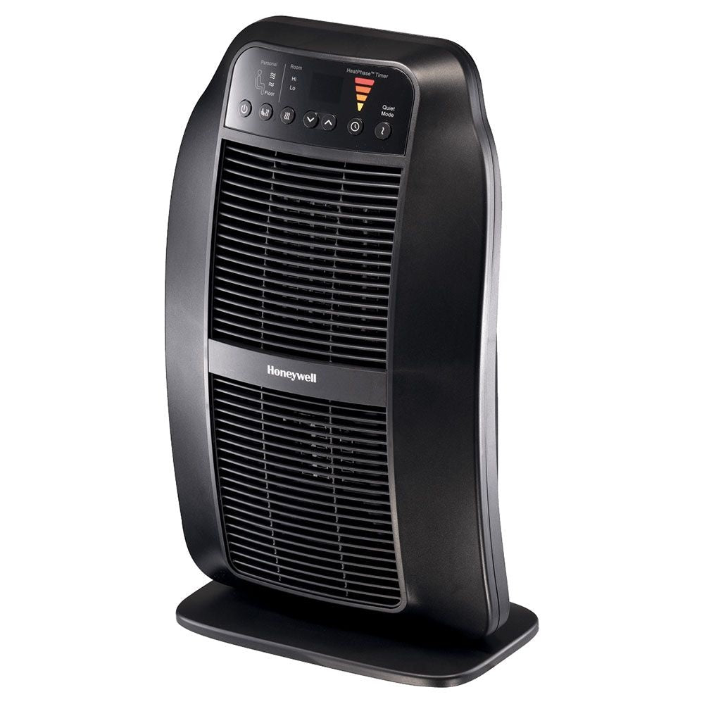 HCE840BC HeatGenius Multizone Ceramic Space Heater, 1500W, Black