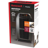HCE840BC HeatGenius Multizone Ceramic Space Heater, 1500W, Black